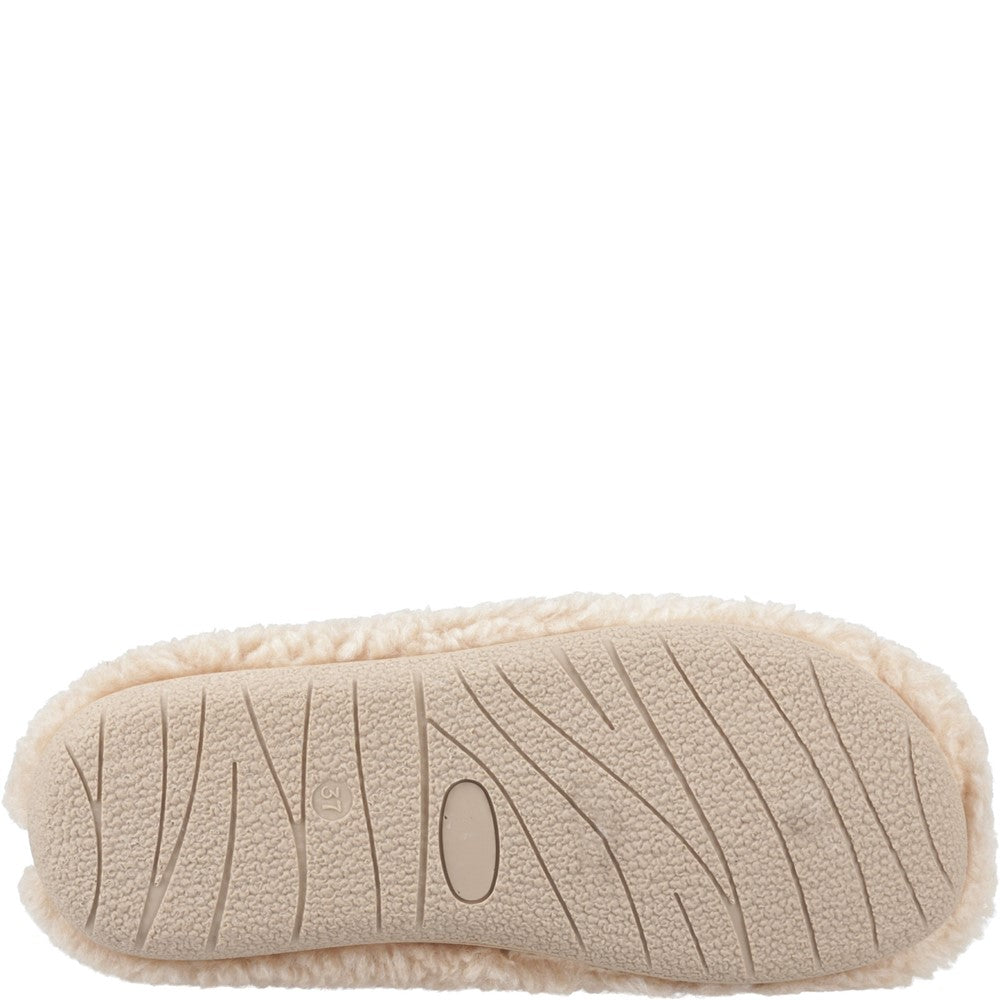 Hush Puppies Good Teddy Womens Mules Beige