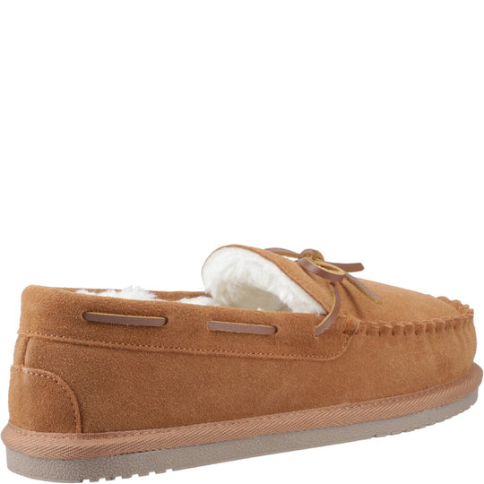 Hush Puppies Abraham Mens Moccasins Tan