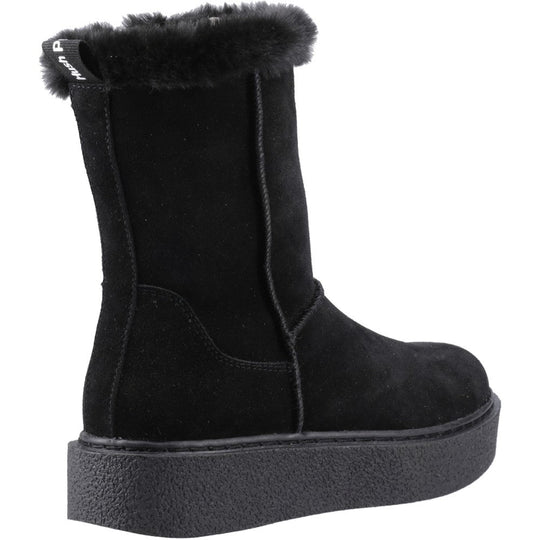 Hush Puppies Becca Mid Boot Womens Mid Calf Boots Black
