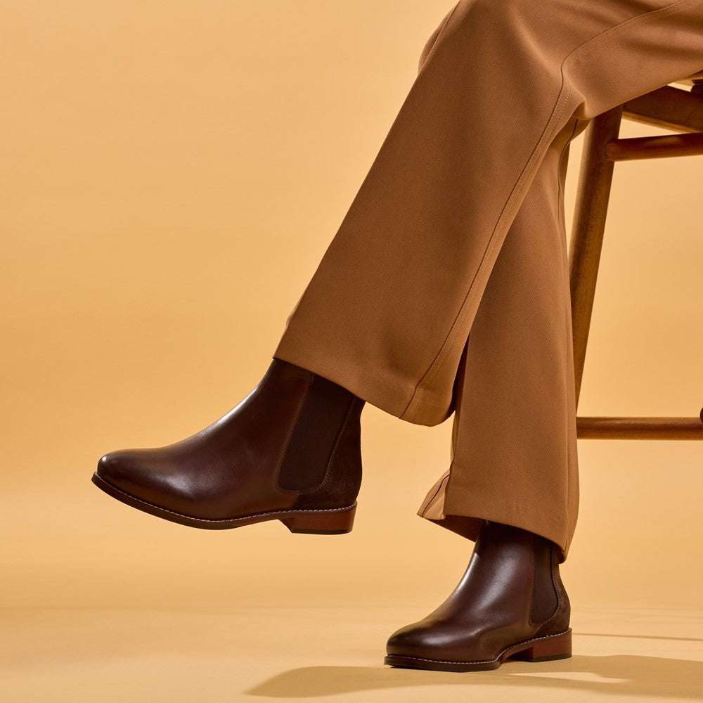 Hush Puppies Colette Boot Womens Chelsea Boots Chocolate