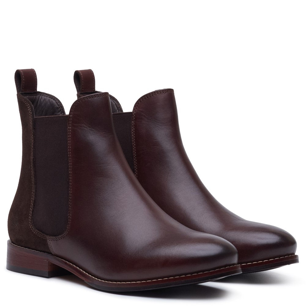 Hush Puppies Colette Boot Womens Chelsea Boots Chocolate