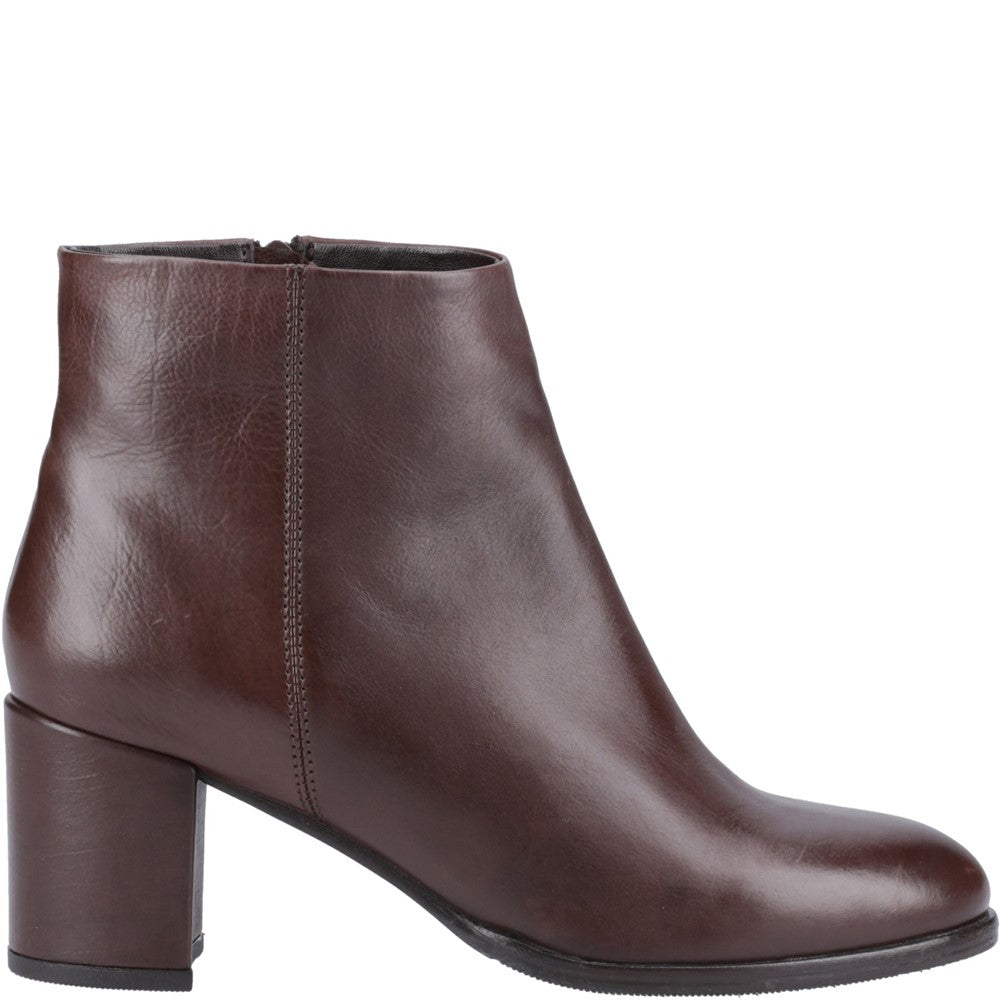 Hush Puppies Claridy Boot Womens Ankle Boots Brown