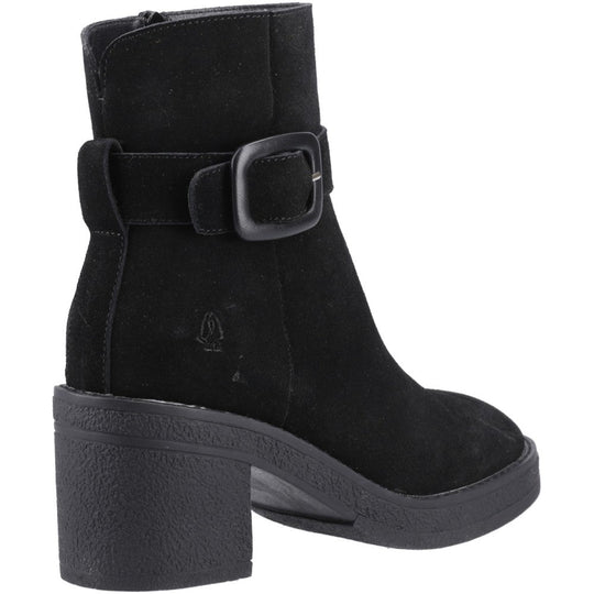 Hush Puppies Fearne Buckle Boot Womens Ankle Boots Black