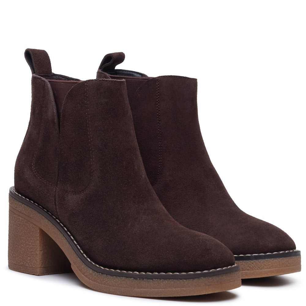 Hush Puppies Felicia Chelsea Boot Womens Chelsea Boots Chocolate