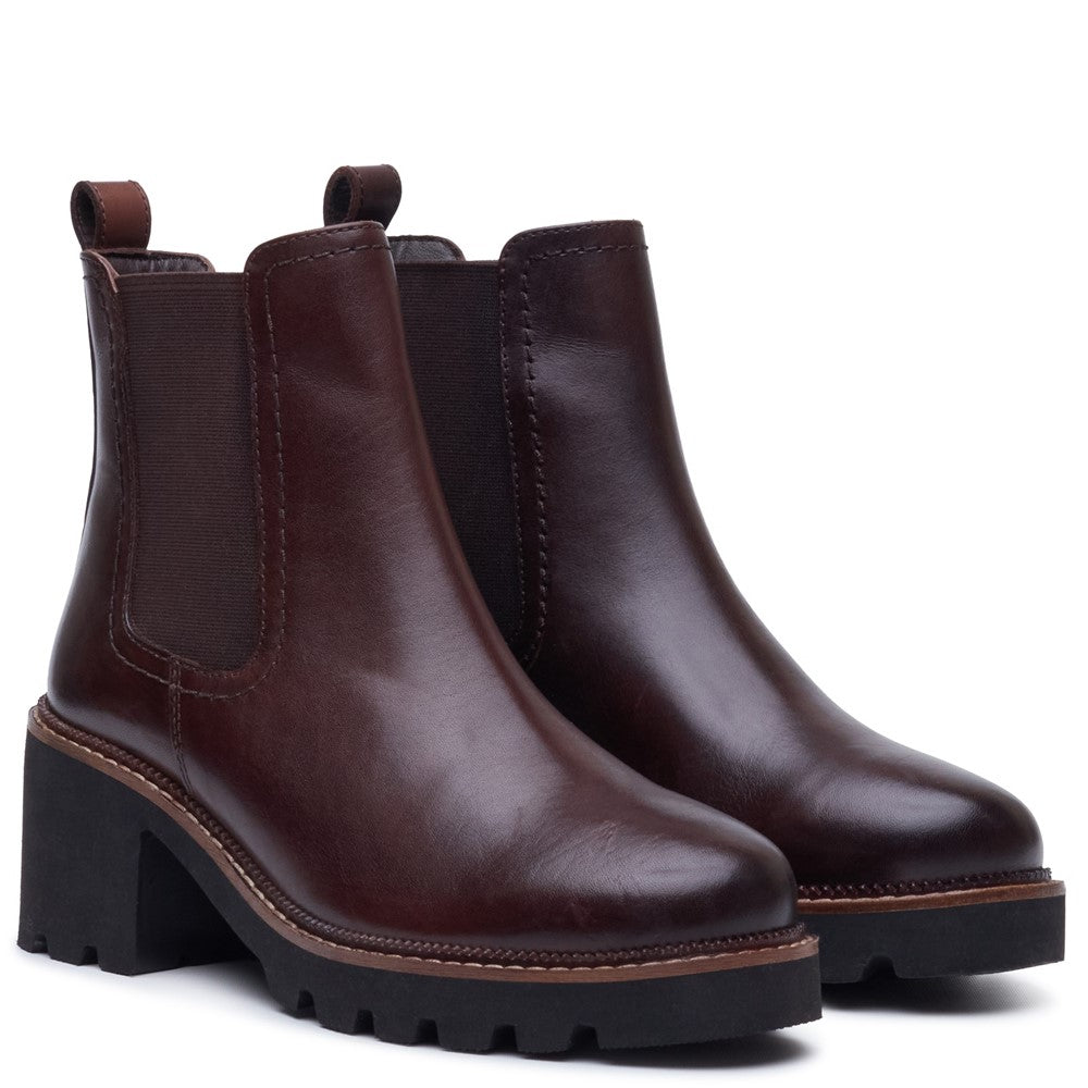 Hush Puppies Gaia Chelsea Boot Womens Chelsea Boots Chocolate