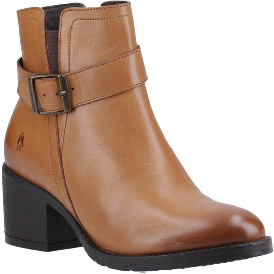 Hush Puppies Hensley Buckle Boot Womens Ankle Boots Tan