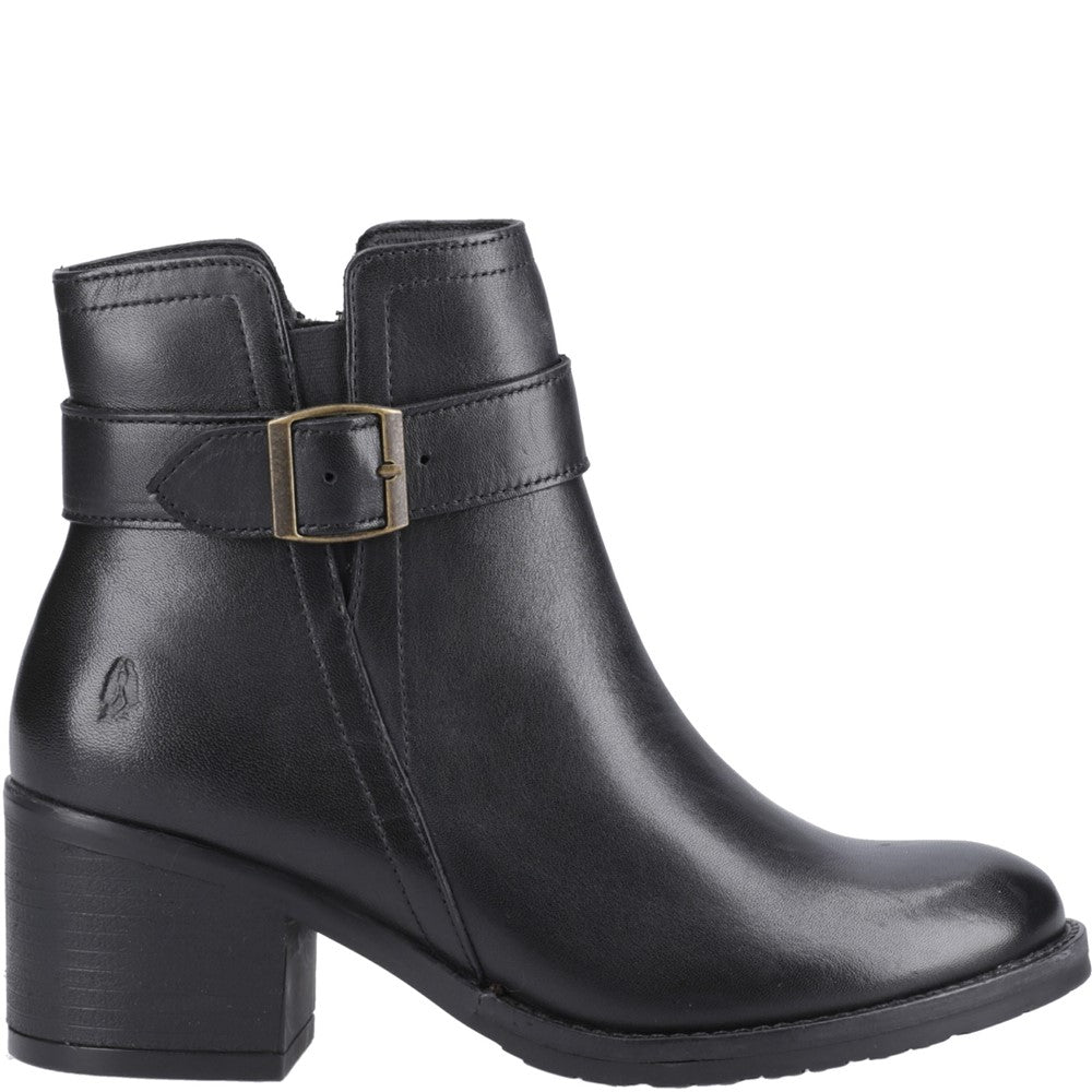 Hush Puppies Hensley Buckle Boot Womens Ankle Boots Black