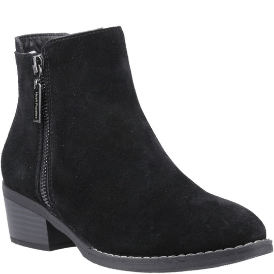 Hush Puppies Ingrid Zip Boot Womens Cowboy & Western Boots Black