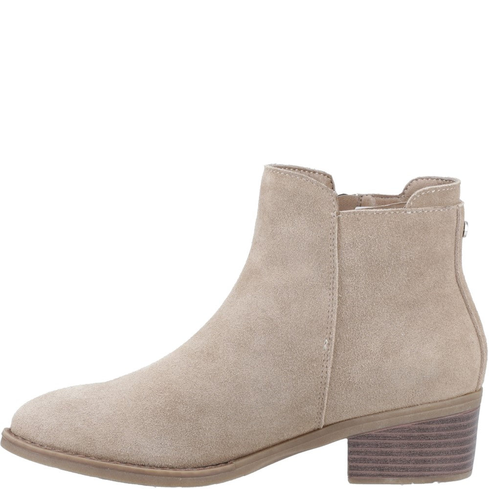 Hush Puppies Ingrid Zip Boot Womens Cowboy & Western Boots Taupe