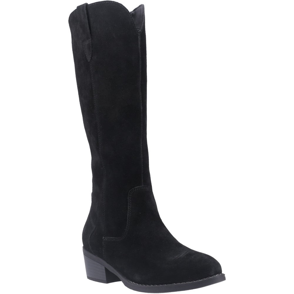 Hush Puppies Isabella Long Boot Womens Cowboy & Western Boots Black