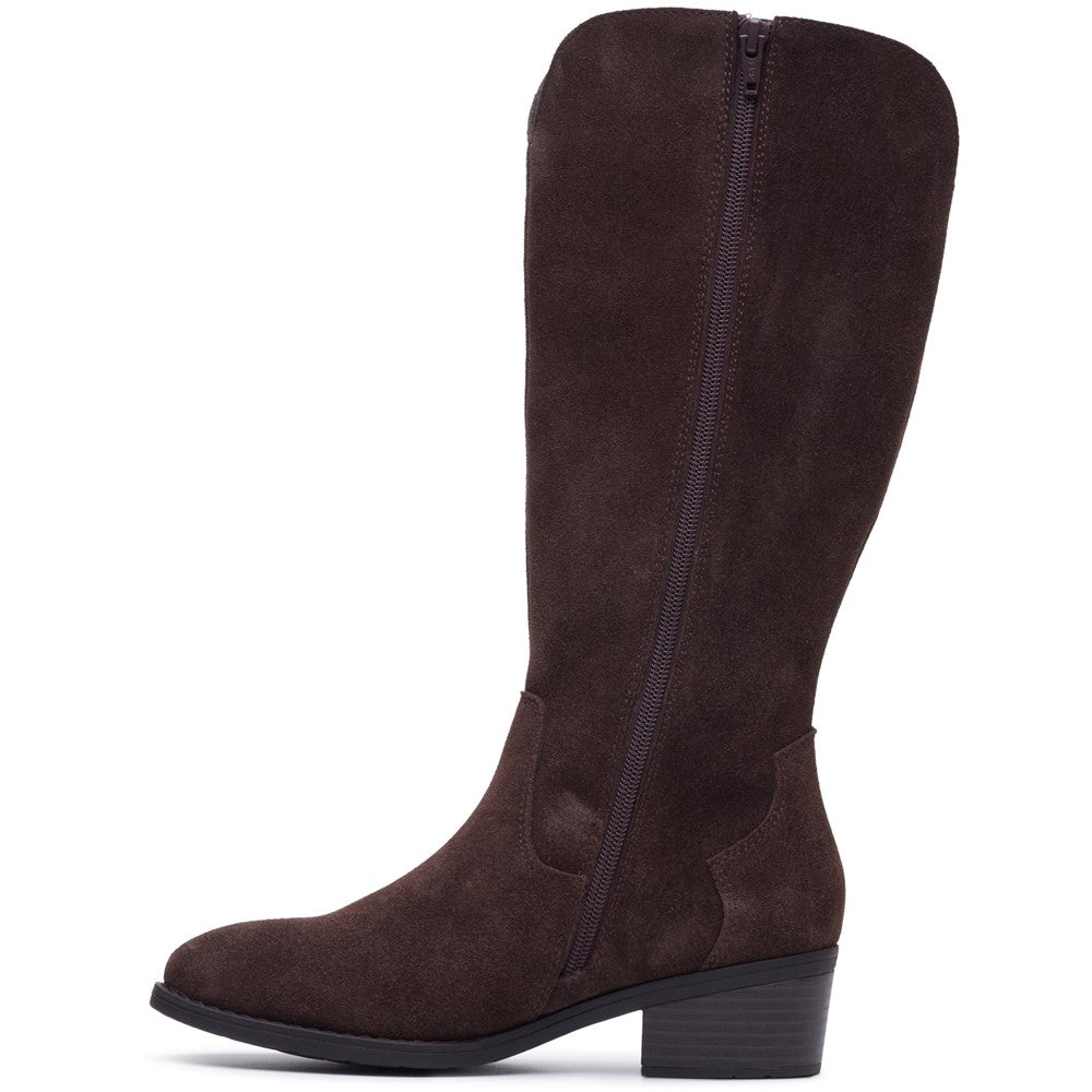 Hush Puppies Isabella Long Boot Womens Cowboy & Western Boots Chocolate