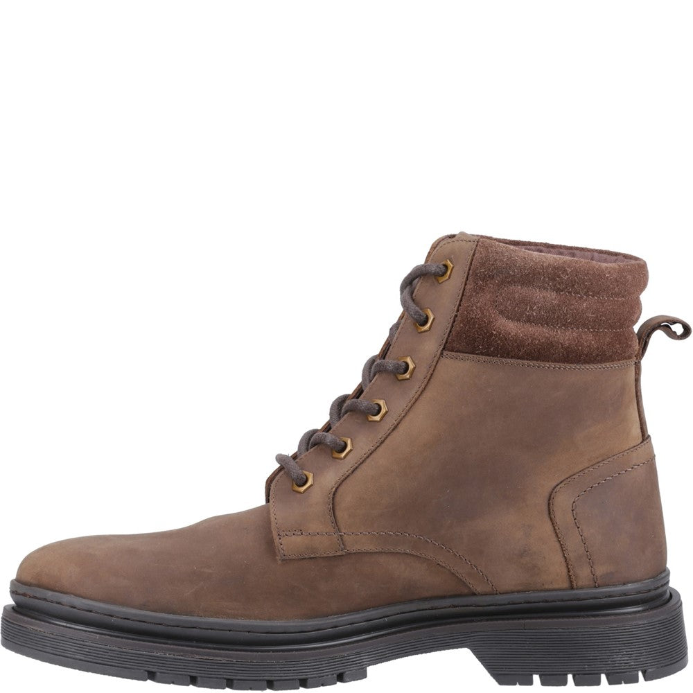 Hush Puppies Jarrod Lace Boot Mens Ankle Boots Brown