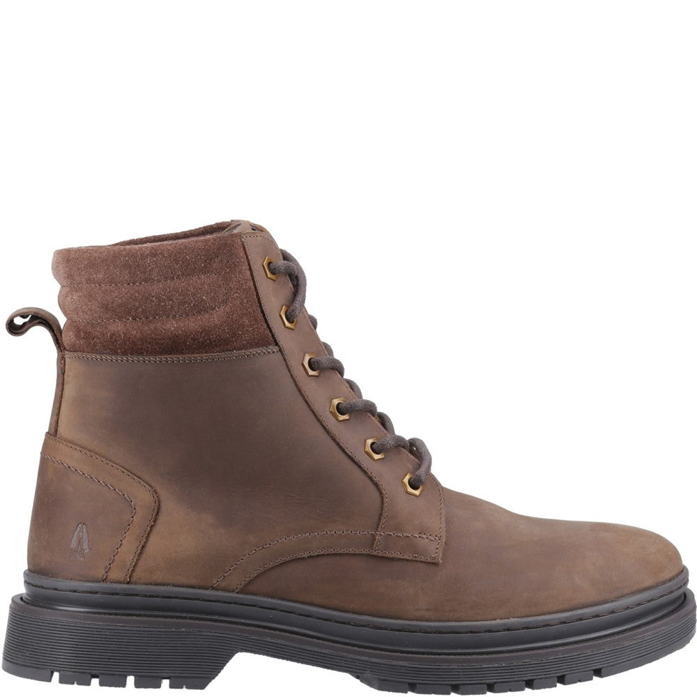 Hush Puppies Jarrod Lace Boot Mens Ankle Boots Brown