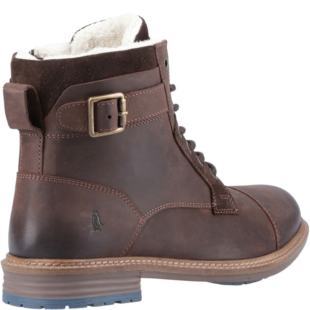 Hush Puppies Jordan Buckle Boot Mens Ankle Boots Brown