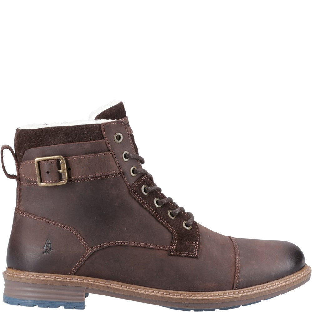 Hush Puppies Jordan Buckle Boot Mens Ankle Boots Brown
