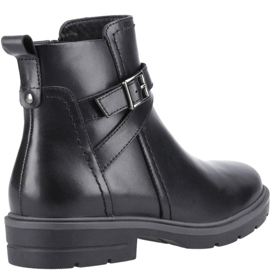 Hush Puppies Tove Buckle Boot Womens Ankle Boots Black