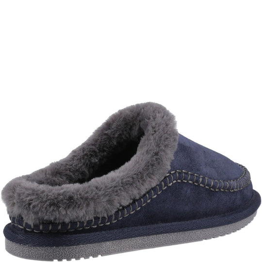 Hush Puppies Anika Womens Mules Navy