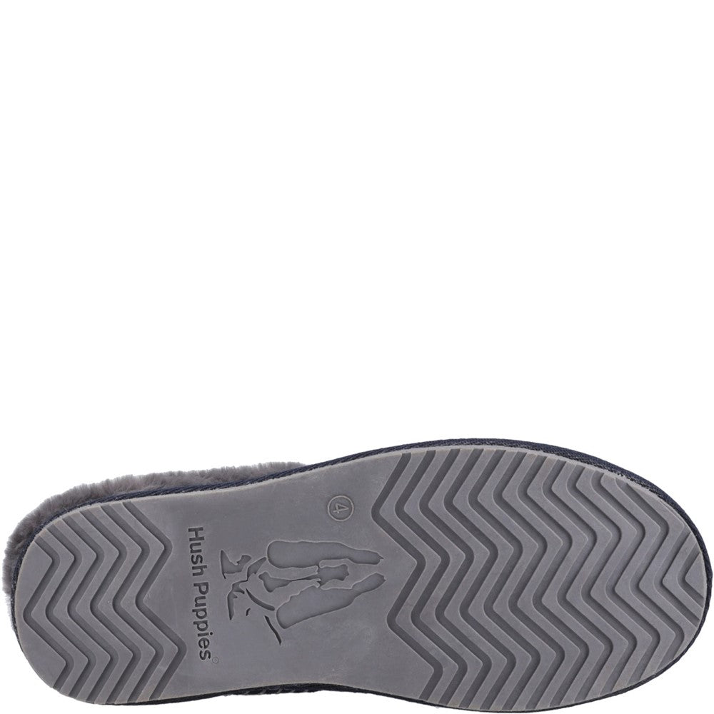 Hush Puppies Anika Womens Mules Navy