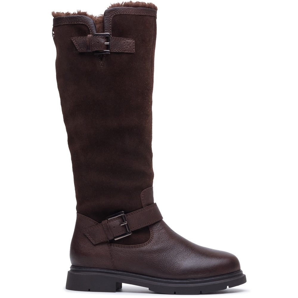 Hush Puppies Cressida Long Boot Womens Tall Boots Brown