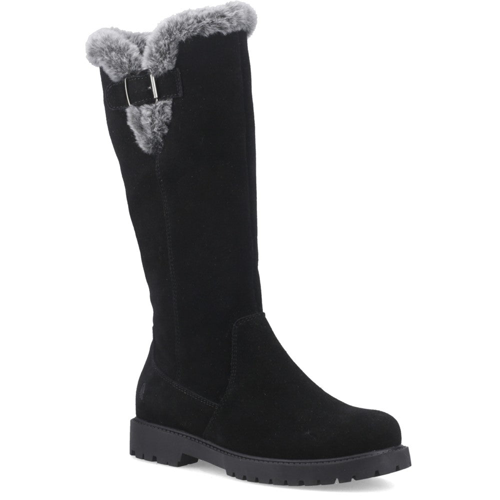 Hush Puppies Honor Long Boot Womens Tall Boots Black