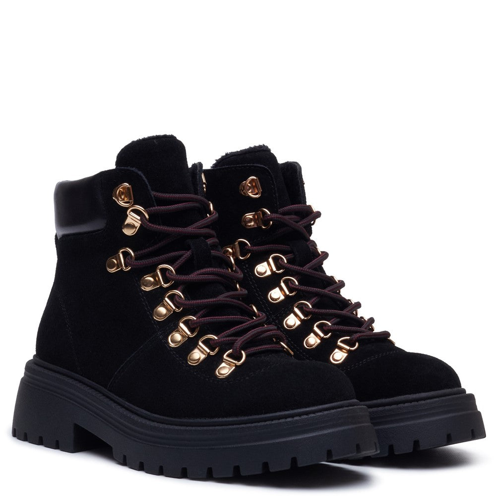 Hush Puppies Robyn Hiker Boot Womens Hiking Boots Black