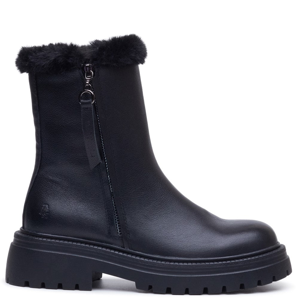 Hush Puppies Rosalind Boot Womens Mid Calf Boots Black