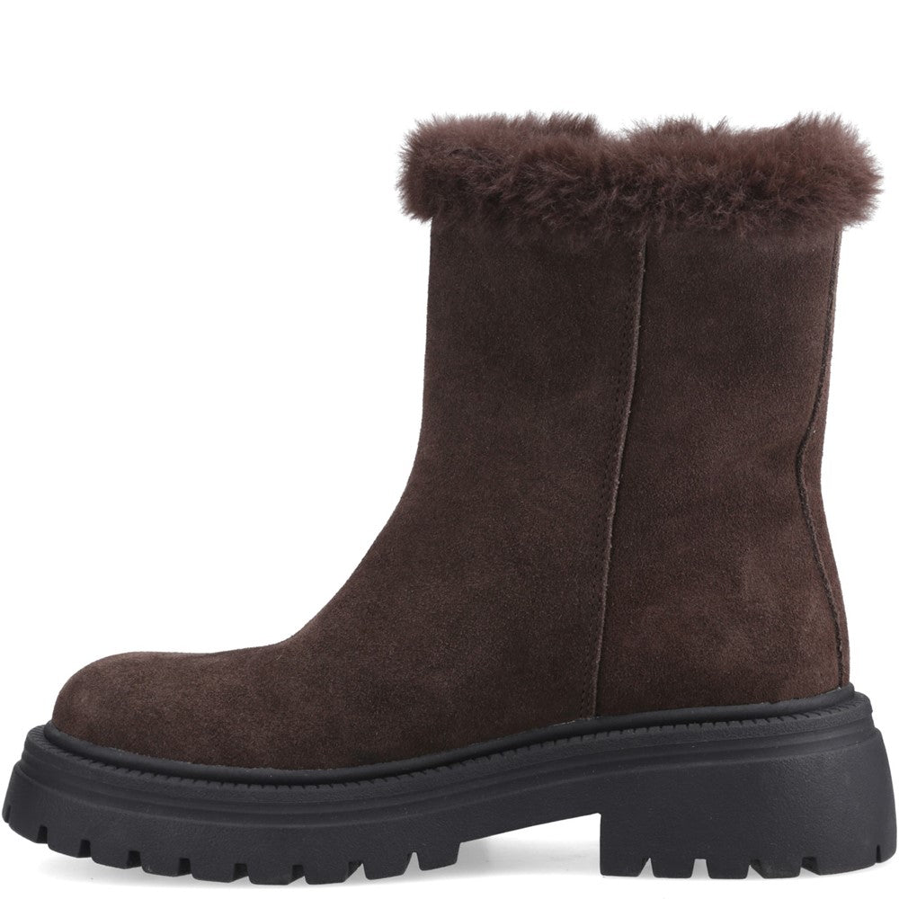 Hush Puppies Rosalind Boot Womens Mid Calf Boots Brown