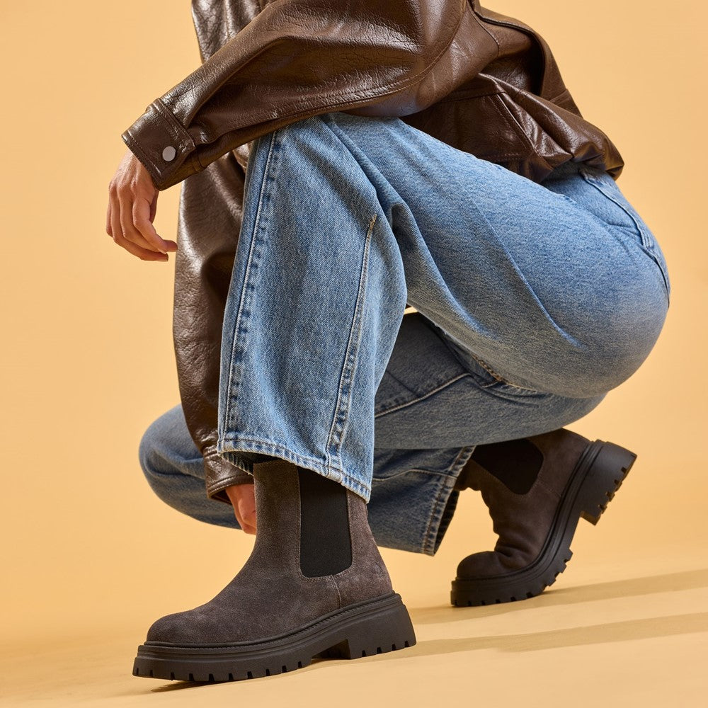 Hush Puppies Rose Chelsea Boot Womens Chelsea Boots Charcoal
