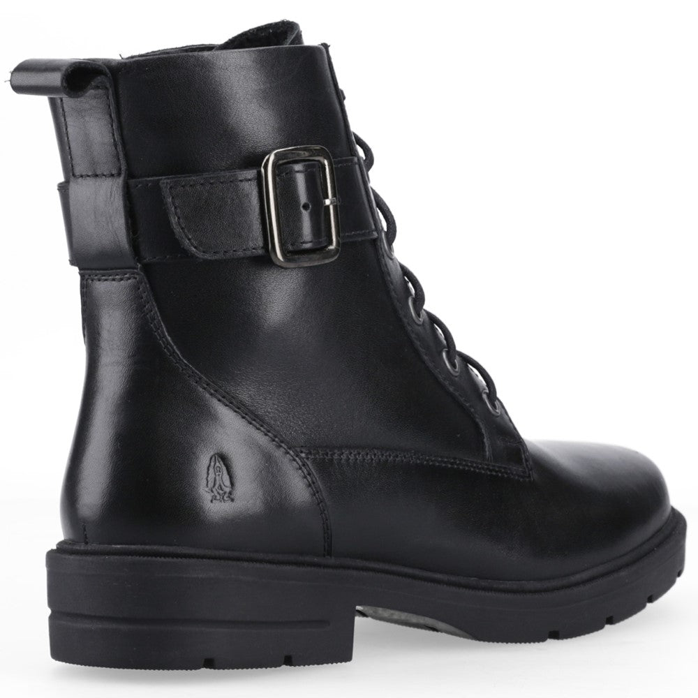 Hush Puppies Teagan Biker Boot Womens Biker Boots Black