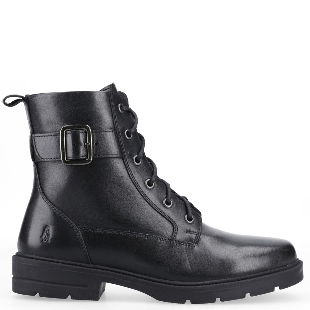 Hush Puppies Teagan Biker Boot Womens Biker Boots Black