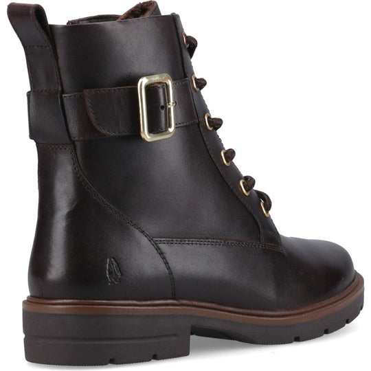 Hush Puppies Teagan Biker Boot Womens Biker Boots Brown