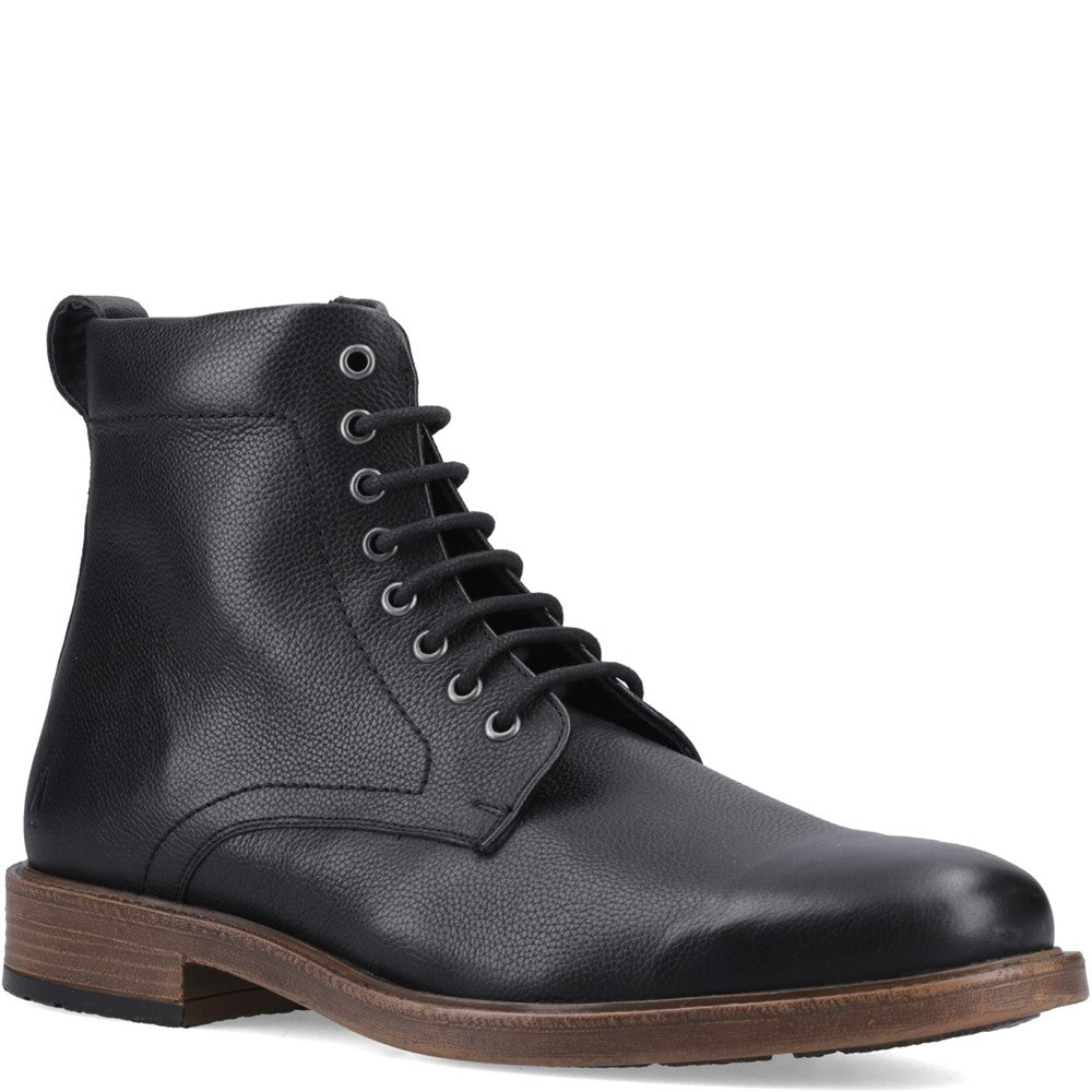 Hush Puppies Irwin Boot Mens Ankle Boots Black