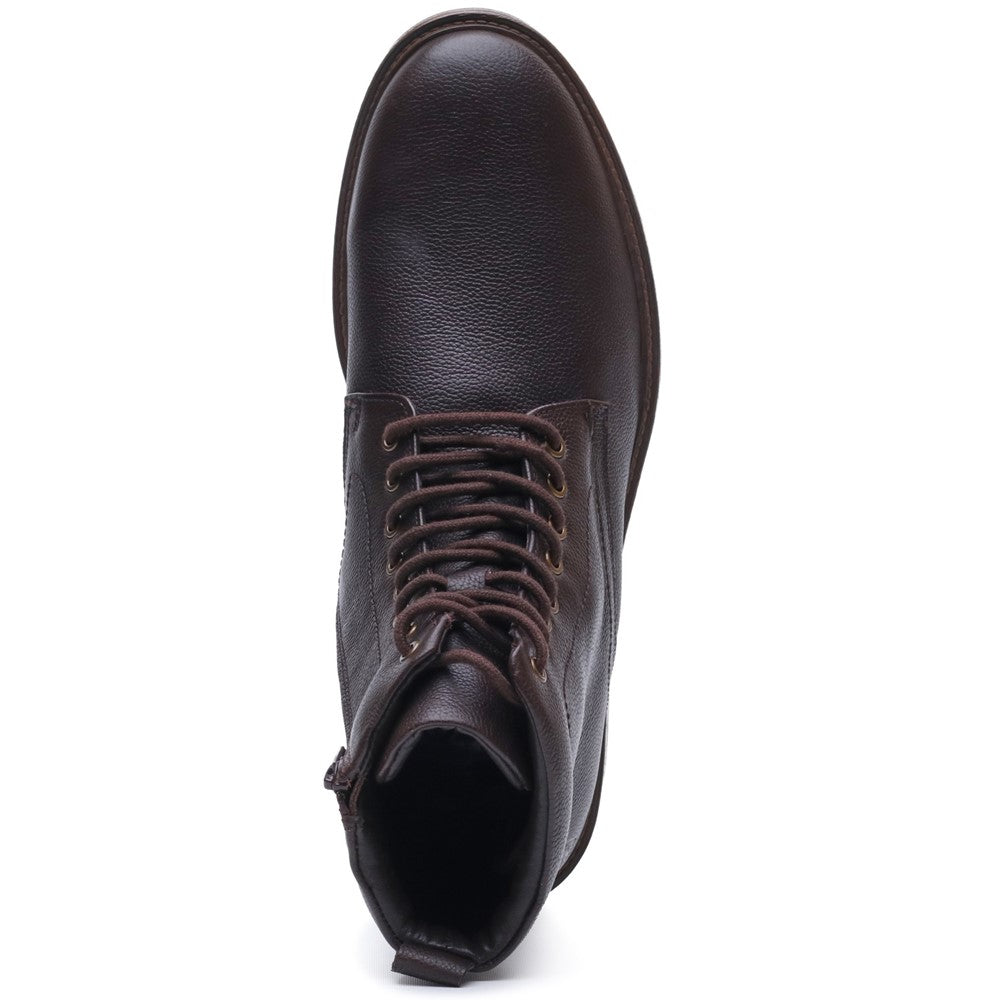 Hush Puppies Irwin Mens Ankle Boots Brown