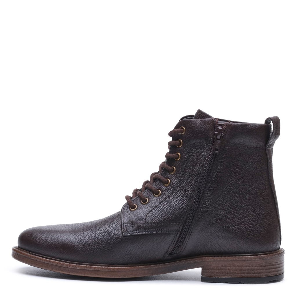 Hush Puppies Irwin Mens Ankle Boots Brown