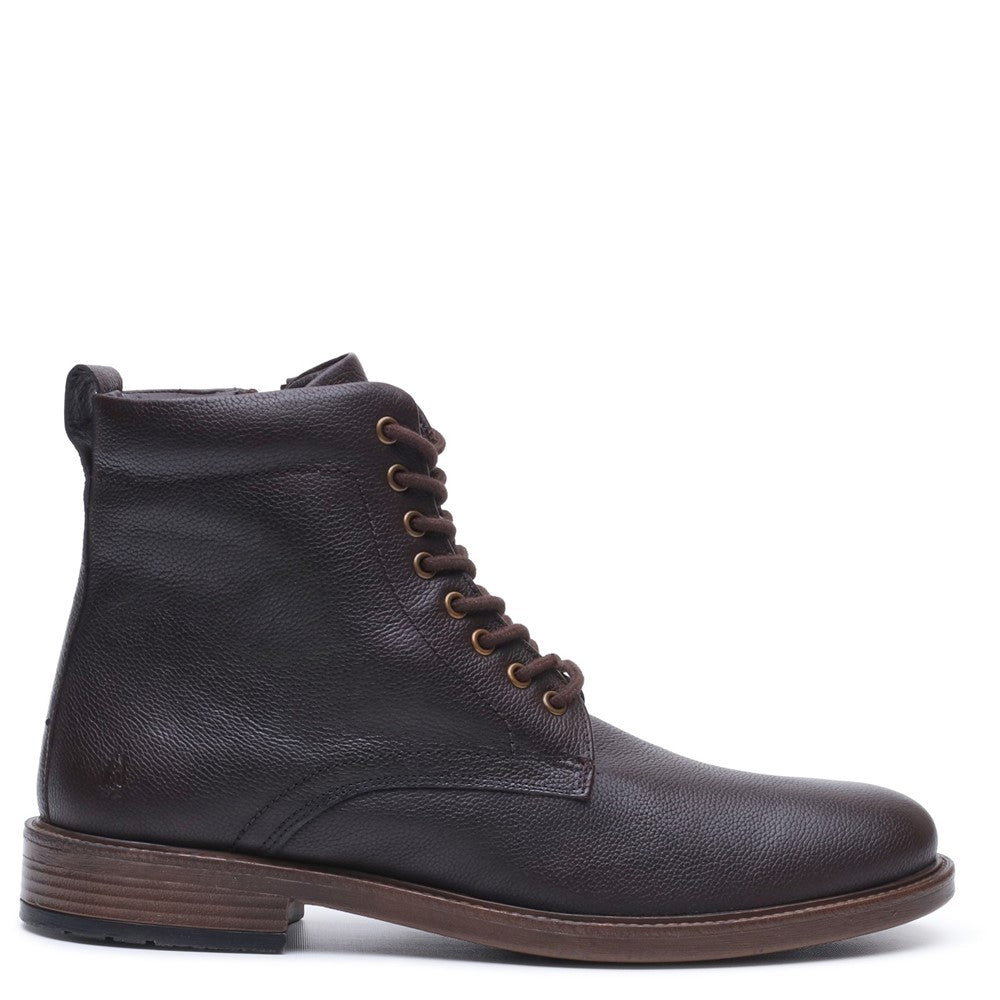 Hush Puppies Irwin Mens Ankle Boots Brown