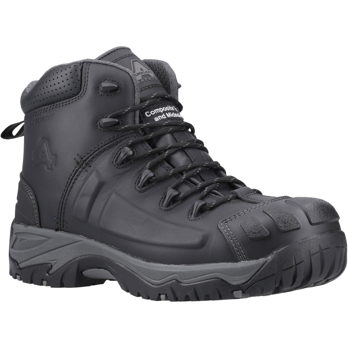 Amblers Safety AS35C Mens Composite Toe Safety Boots Black