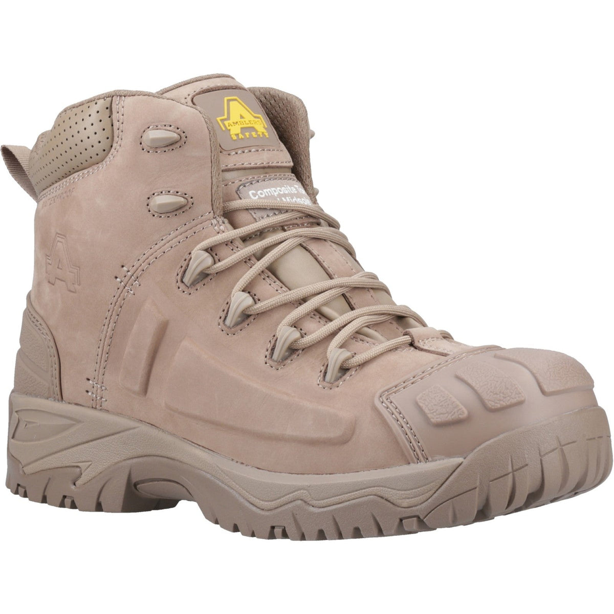Amblers Safety AS36C Mens Composite Toe Safety Boots Stone