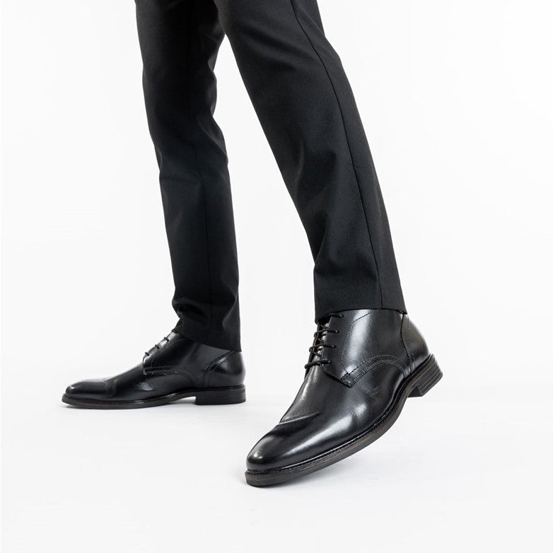 Base London BELGRAVE CHUKKA BOOT Mens Chukka Boots Black