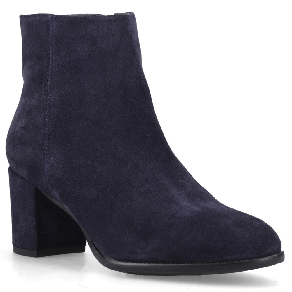 Hush Puppies CLARIDY SUEDE BOOT Womens Ankle Boots Navy