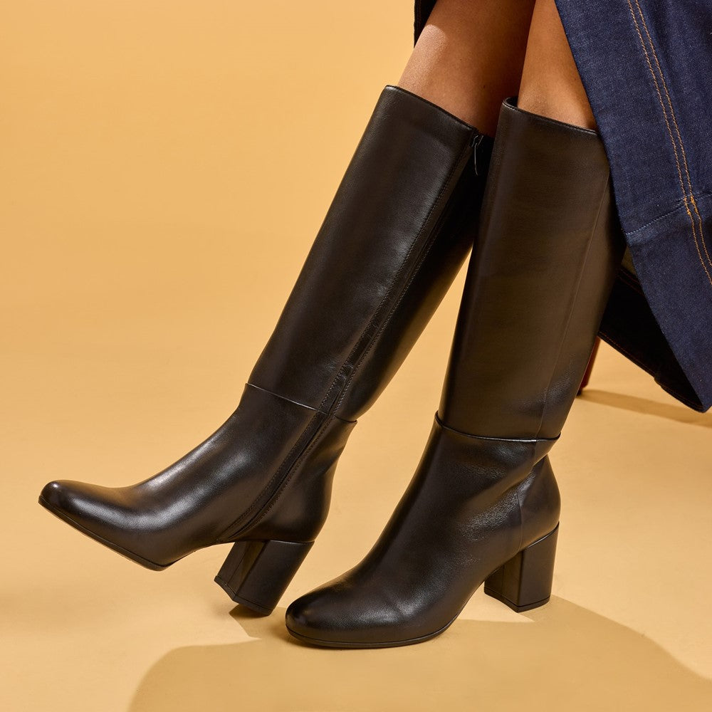 Hush Puppies Oprah Long Boot Womens Tall Boots Black