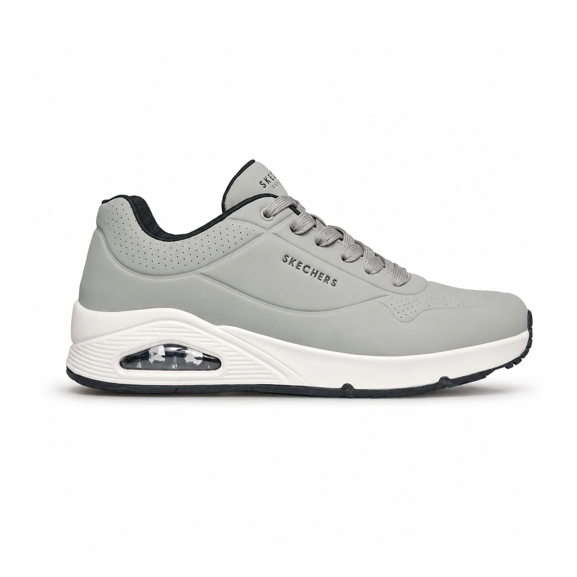 Skechers UNO - STAND ON AIR Mens Casual Trainers Olive Black