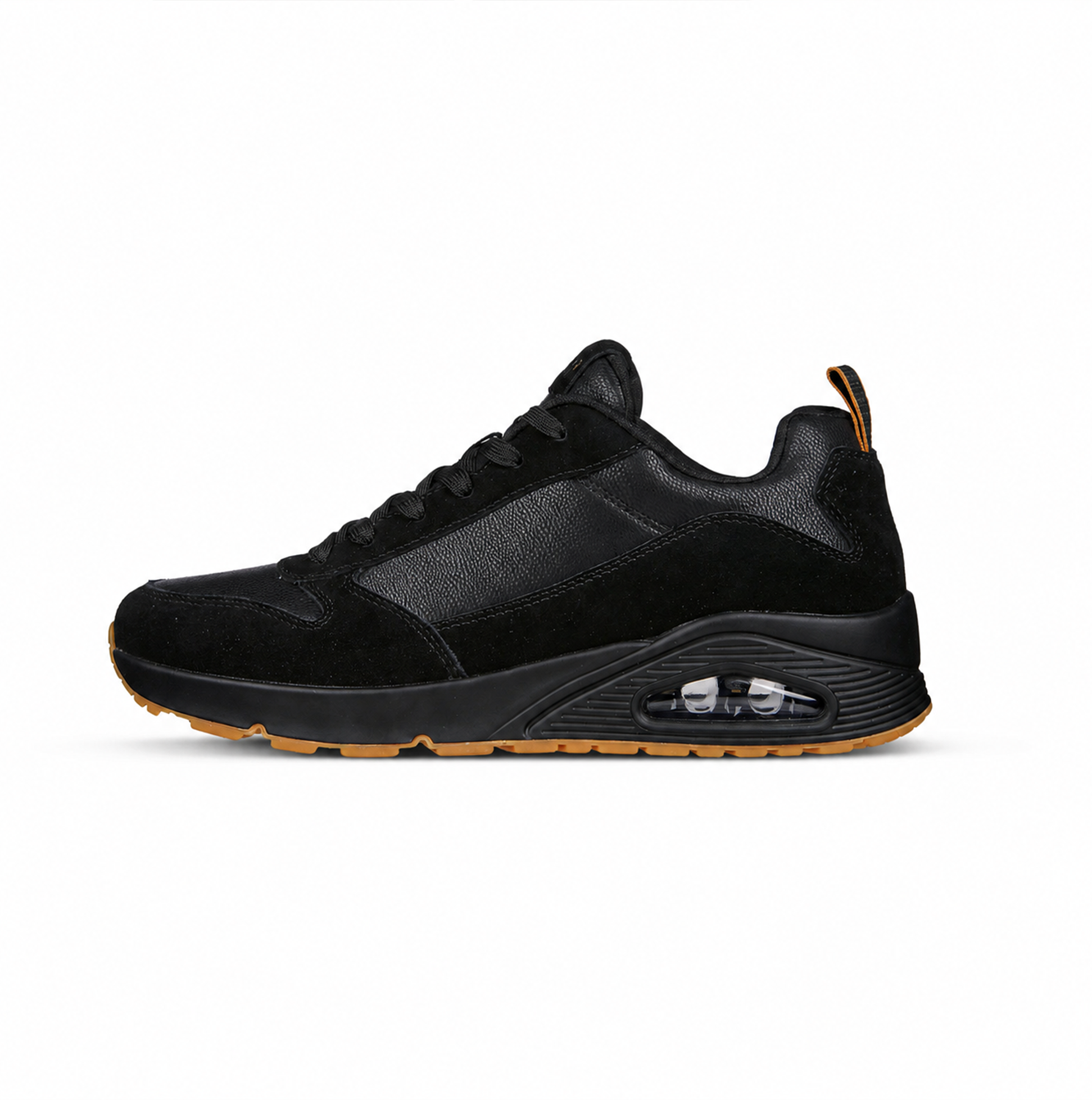 Skechers UNO - STACRE Mens Casual Trainers Black