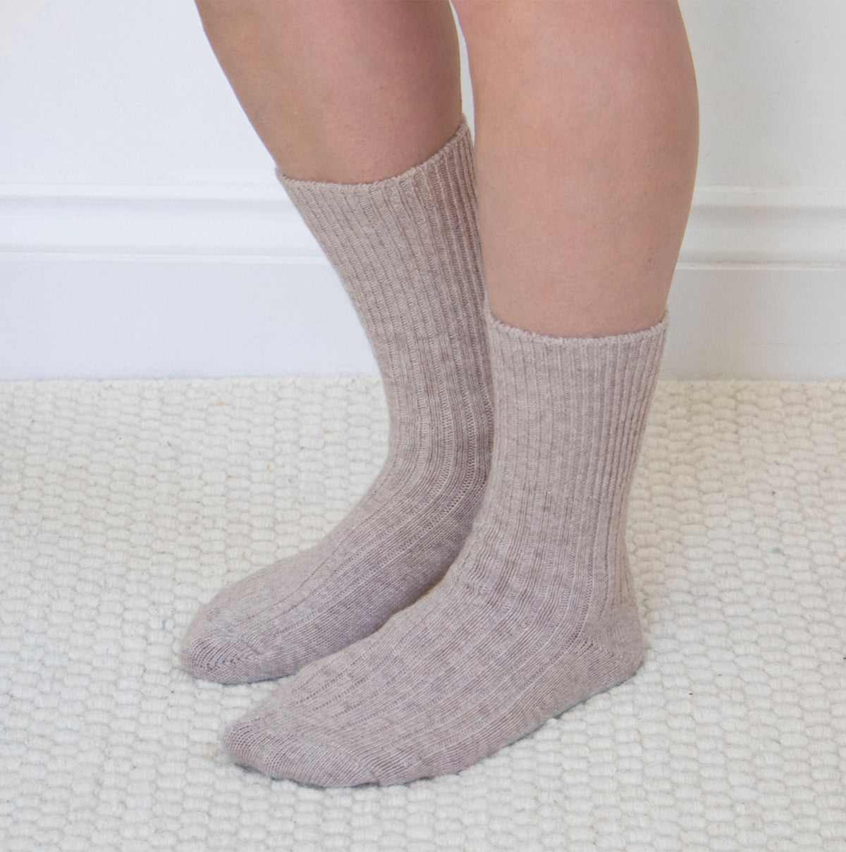 Totes Toasties cashmere-blend- Womens Thermal Socks Mink