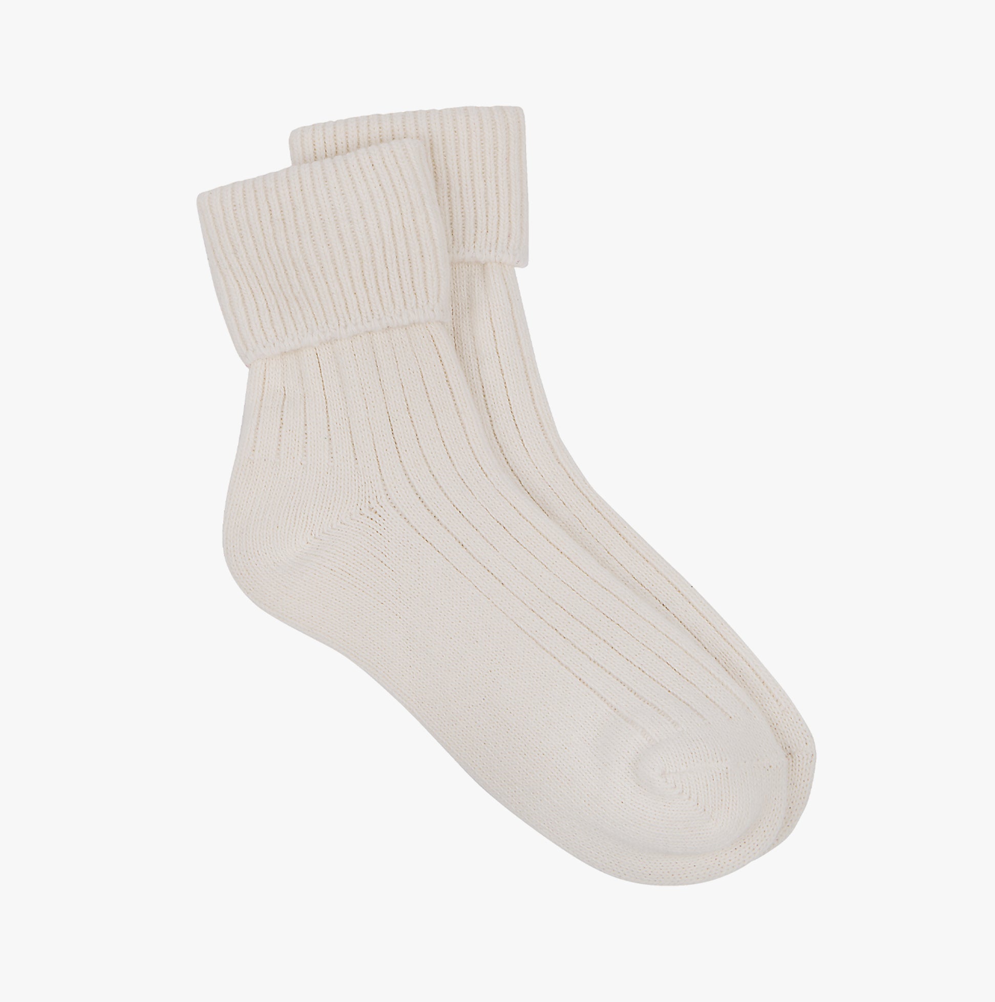 Totes Toasties CASHMERE BLEND Womens Socks Oat