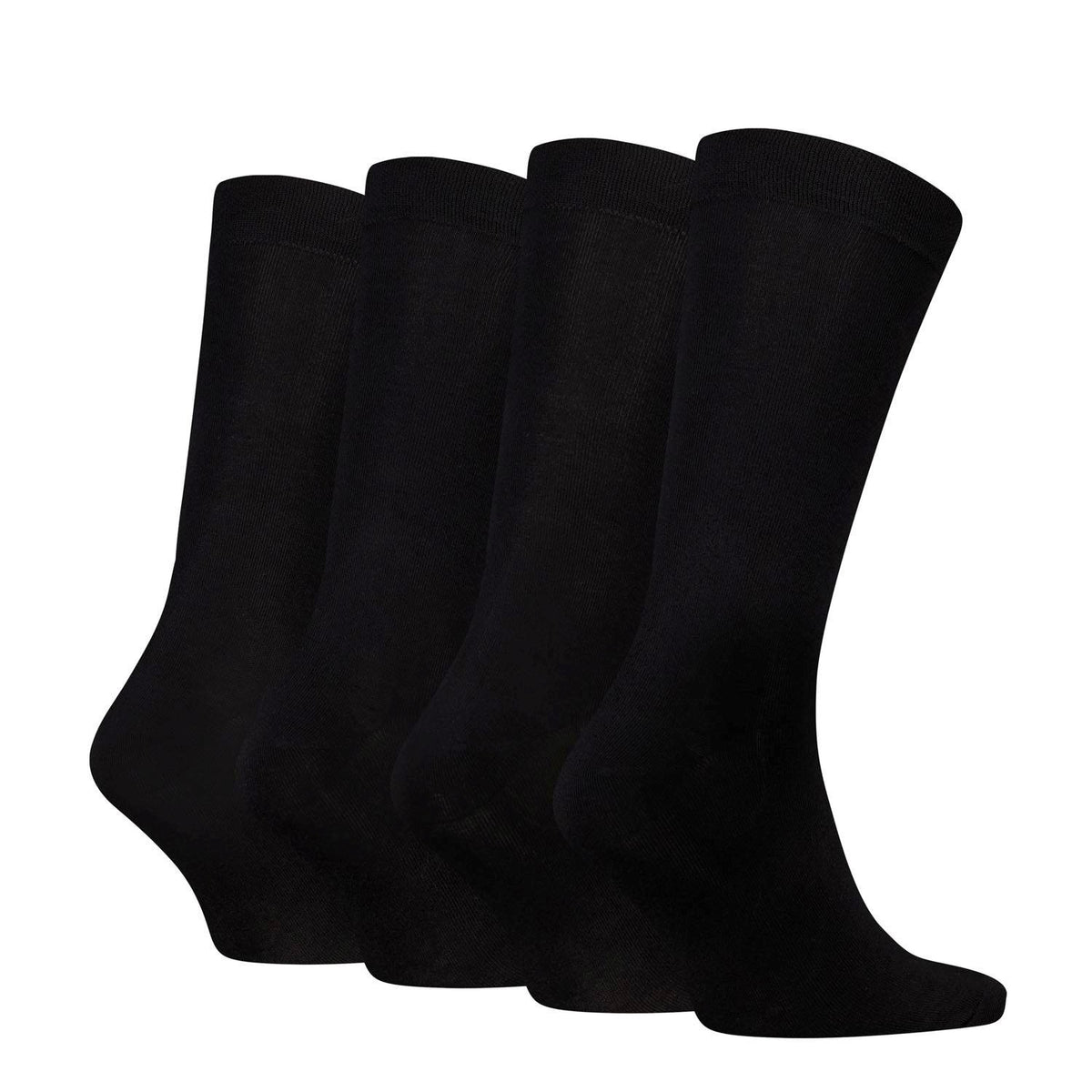 Calvin Klein 4 Pack Giftbox Classic Mens Crew Socks Black