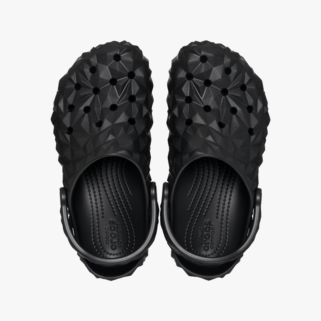 Crocs 209563-001 CLASSIC GEOMETRIC Unisex Clogs Black