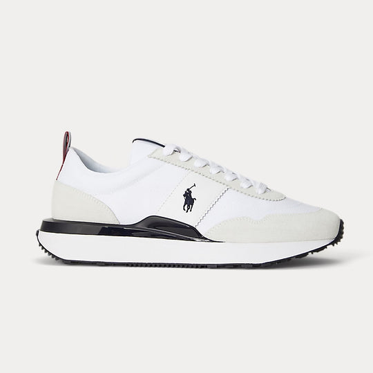 Polo Ralph Lauren TRAIN 89 RIB Mens Casual Trainers White/Navy/Red
