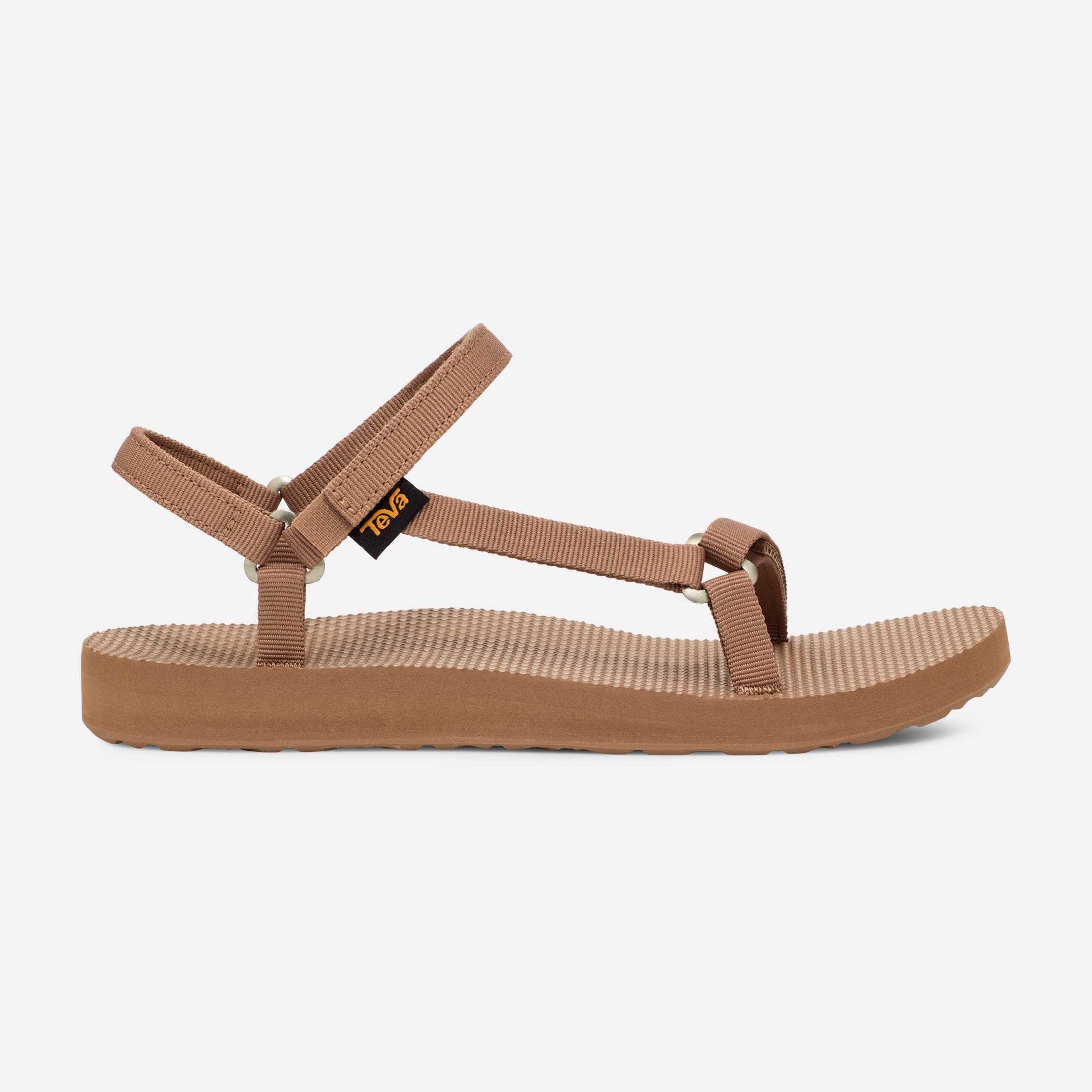 Teva ORIGINAL UNIVERSAL SLIM Womens Cross Strap Sandals Tigers Eye