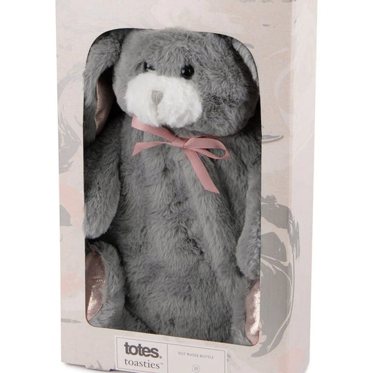 Totes Toasties NOVELTY HOT WATER BOTTLE Bunny