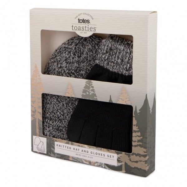 HAT AND GLOVE SET Grey